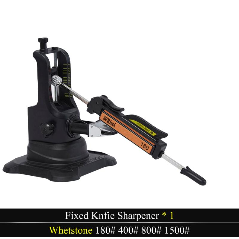 Kitchen Fixed Knife Sharpener Professional Sharpener for Knives Diamond Stone Polishing Precision Adjusted from 15-30 degrees