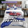 3pcs Duvet Cover Set (1*Duvet Cover + 2*Pillowcase, Without Core), Custom Name Transformers Pattern Bedding Set, Home Bedroom Decor Gift