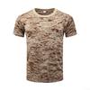 Camouflage 3D T-shirt for Men's Outdoor Fashion Casual Round Neck Short Sleeved Summer Street Outdoor Sports T-shirt