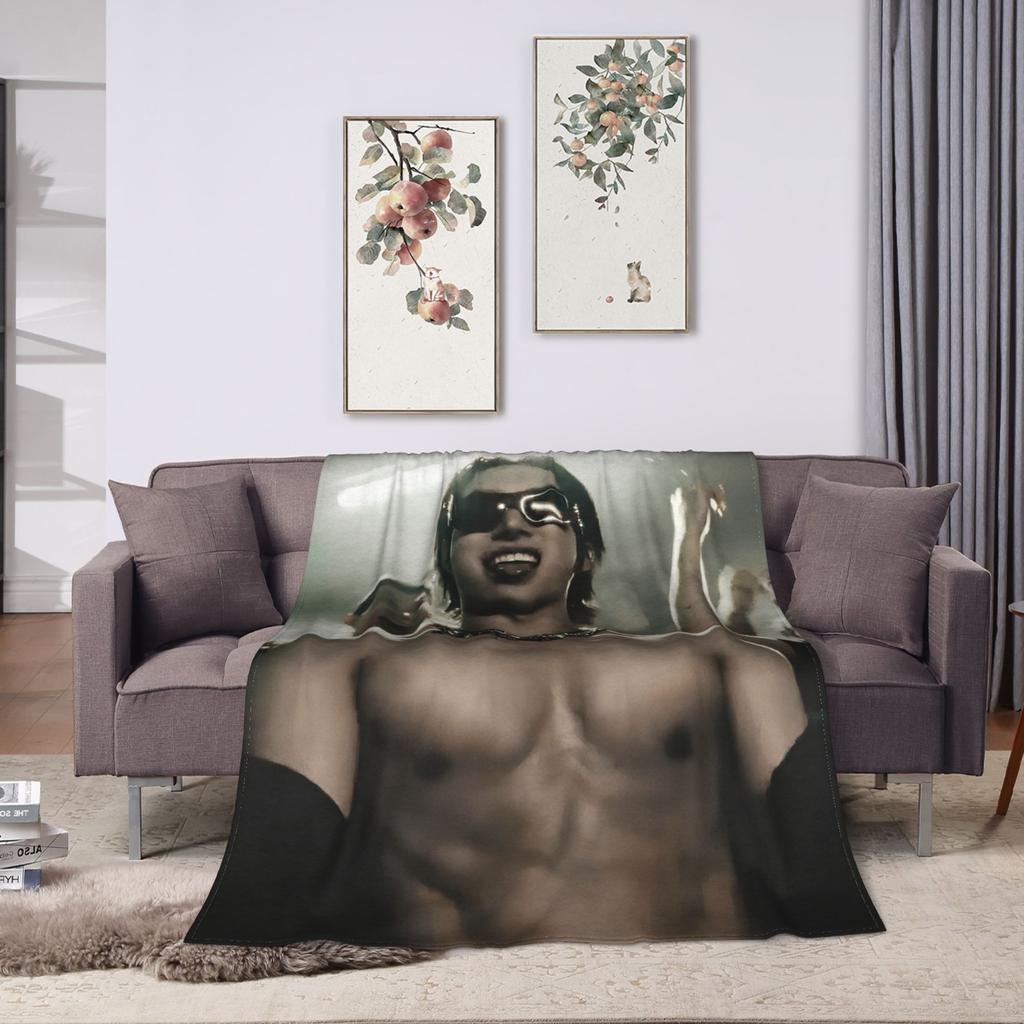 Weiche Decken Dekorative Mingi Ateez Coole Überwurfdecke Flanell Bettdecke Für Sofa Bett Decke Mit Aufdruck Sofa Bettbezug