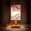 Chinese Minimalist Chinese Style Magnolia Small Table Lamp Bedroom Study Bedside Lamp Red Plum Night Lamp Artistic Retro Style