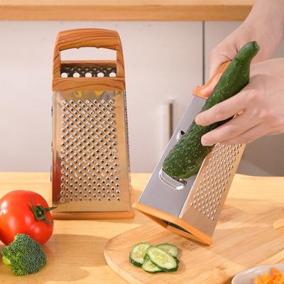 Stainless Steel Cheese Graters 4/6 Sided Kitchen Chopper Convenient Food Shredder  Cheese Grating