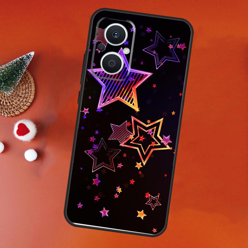 

Stars Colourful Case For OPPO Find X8 X6 X9 Pro OPPO Reno 7 8 Lite 10 11 12 13 14 Pro 11F 12F 13F 14F Cover OPPO Find X9 Pro