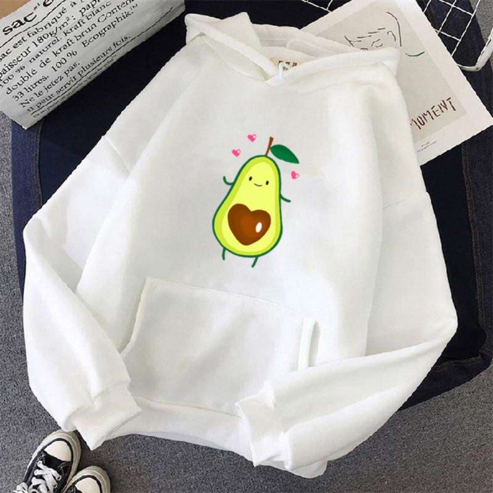 Autumn and winter new women's casual style versatile printing style pattern hooded sweater jacket