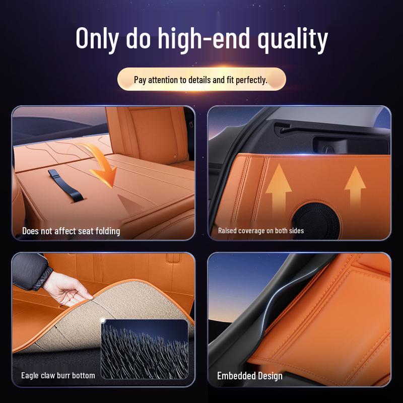 Leapmotor C16 Trunk Mat Full Coverage for Five/Six-Seater 2025 Model - Car Modification & Decoration Accessories.