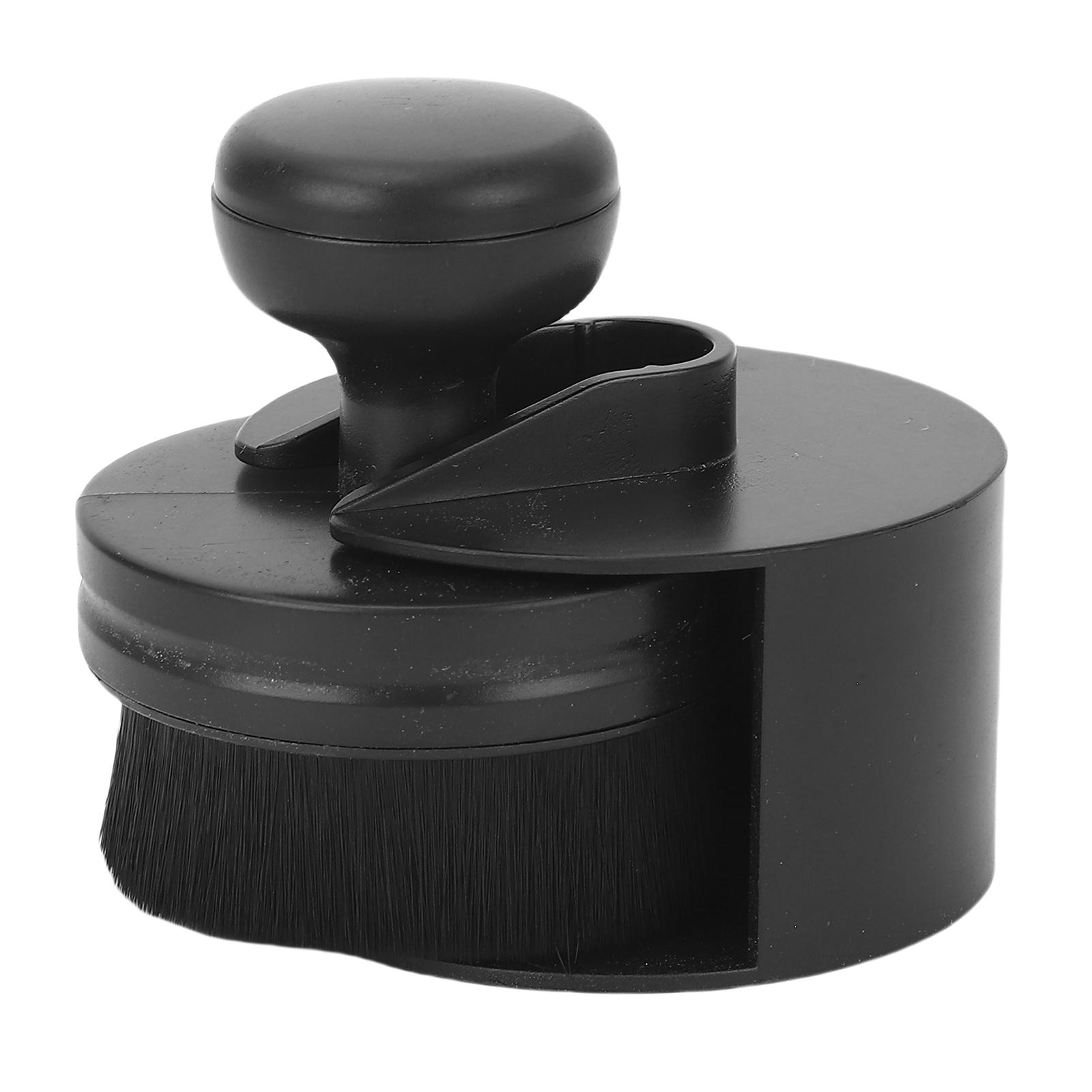 

Nail Dust Brush Round Handle Flat Head Professional Fluffy Soft Nail Art Dust Cleaning Brush Black чёрный