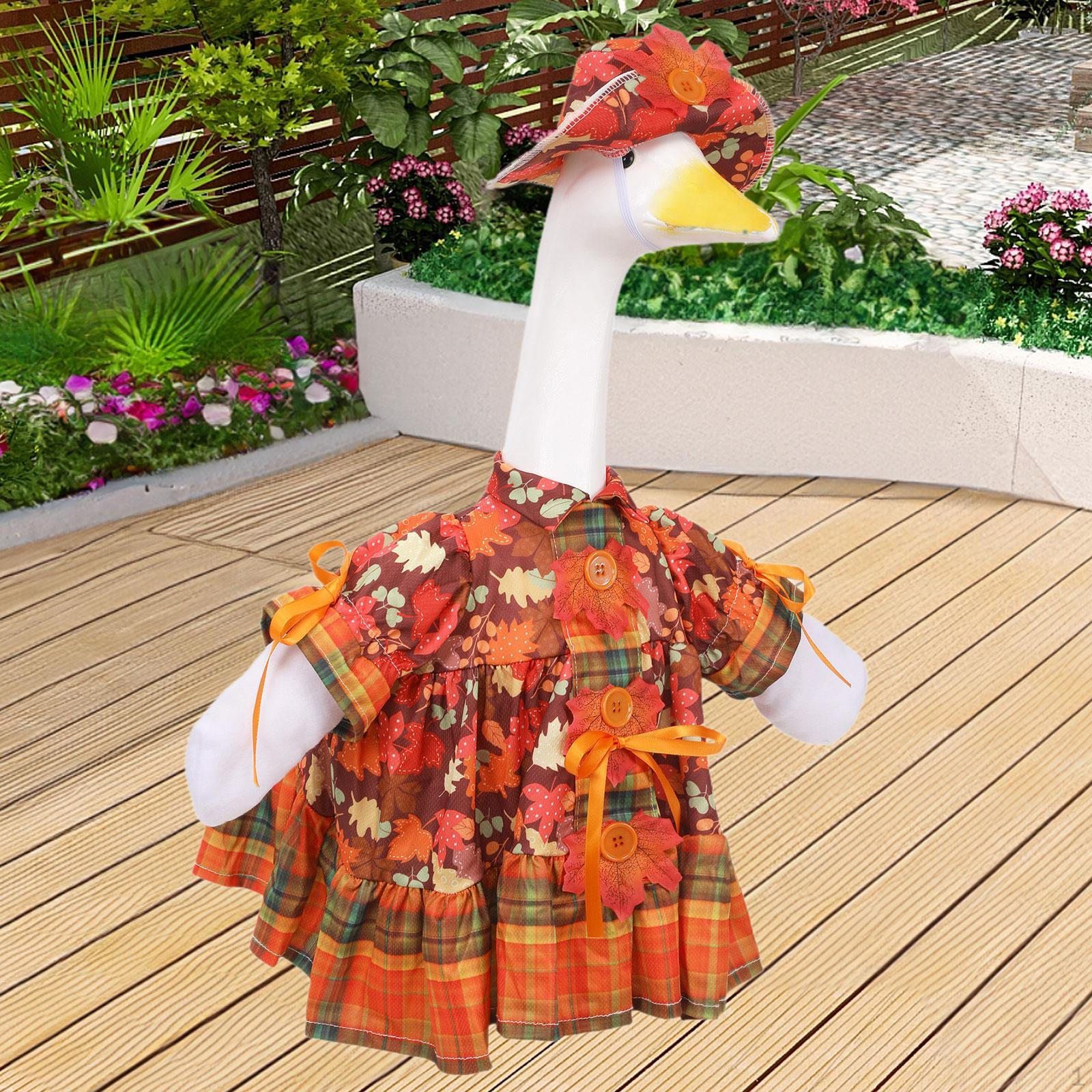 

Goose Outfits Dress Clothes Clothing Outdoor Decoration Soft Fits 23 High Geese