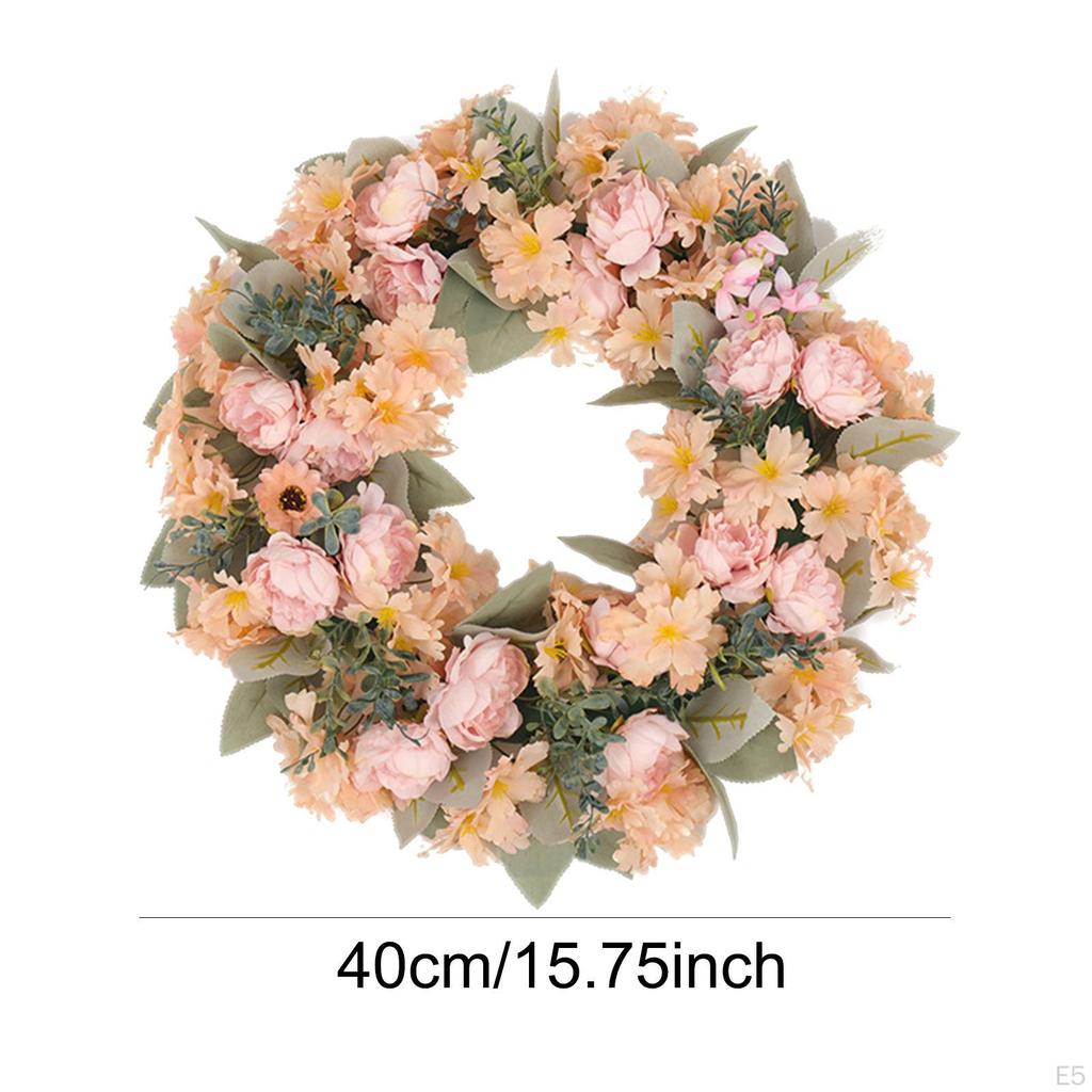 Artificial Flower Wreath for Seasonal Decor And Events