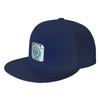 Fashion Bradley Beach New Jersey Beach Badge Flat Brim Sun Hat  Unisex Style Beret Unisex