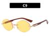 Sexy Small Frame Rimless Punk Sunglasses Women Luxury Brand Sun Glasses For Lady Frameless Eyewear Uv400 Glasses