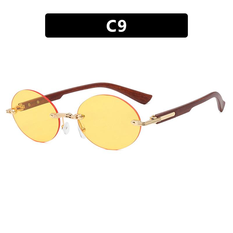 Sexy Small Frame Rimless Punk Sunglasses Women Luxury Brand Sun Glasses For Lady Frameless Eyewear Uv400 Glasses