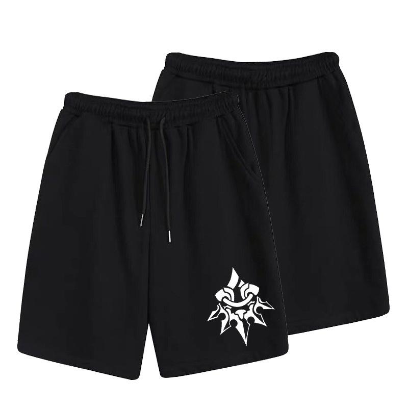 Casual Pants Men's Summer Trendy Brand Loose Sports Micro-elastic Five-point Sports Shorts Men