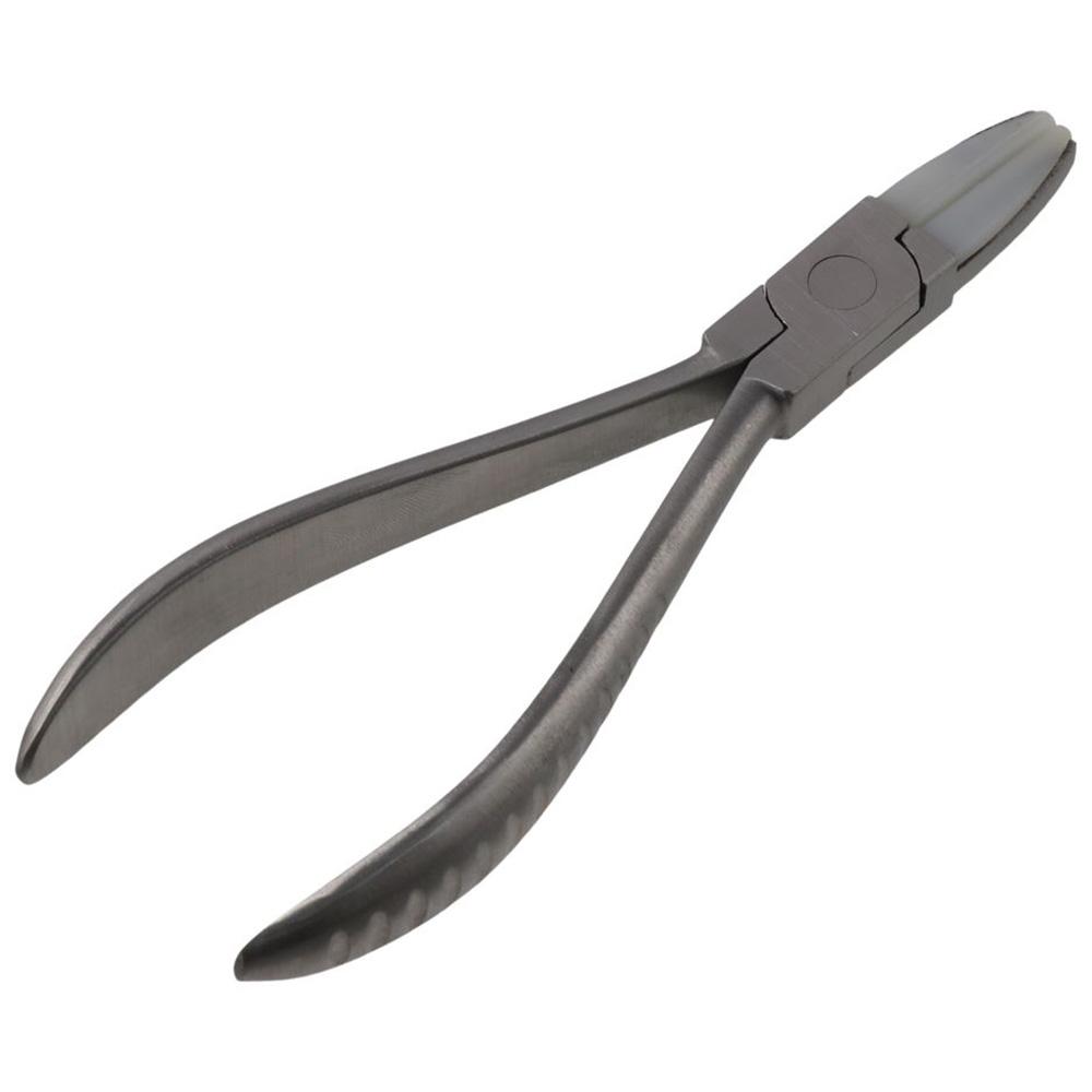 Silver Nose Pad Pliers Half Round Needle Nose Pliers Eyeglasses Pliers  for Glasses Adjusting