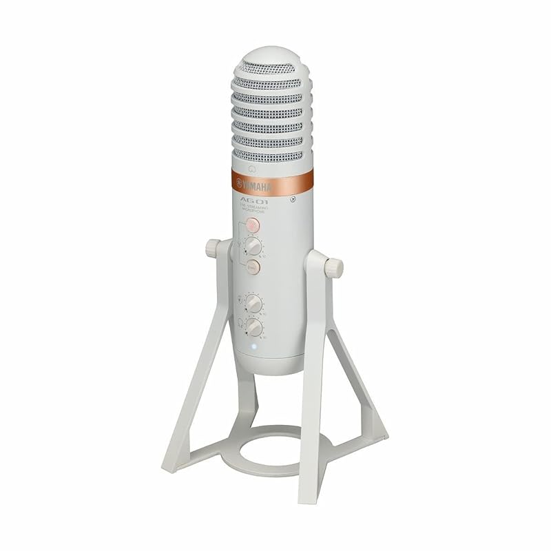 

yamaha YAMAHA live streaming microphone Integrated microphone USB microphone white AG01 W
