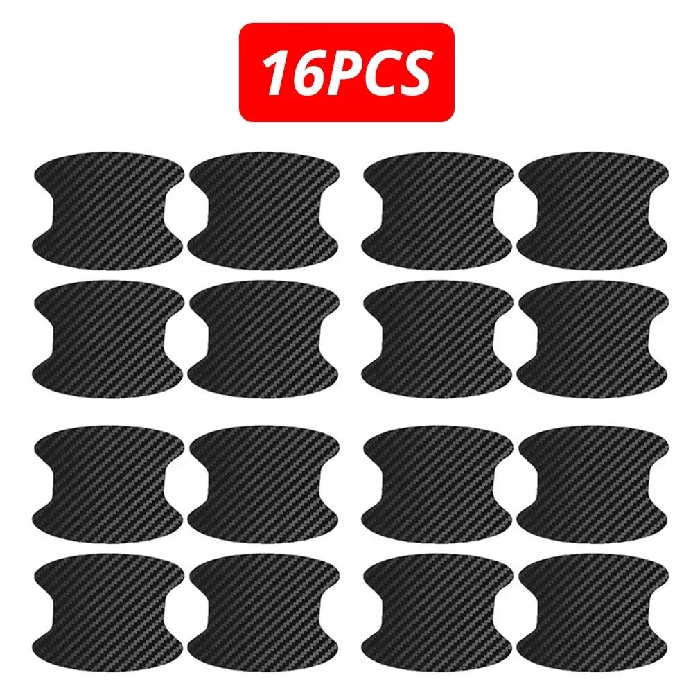 Car Door Handle Stickers Carbon Scratches Resistant Cover Protection Film Exterior Styling auto Accessories Defense Universal