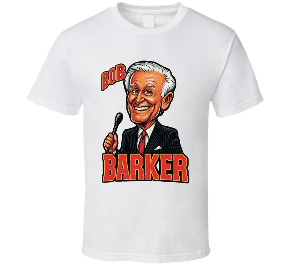 Bob Barker The Price Is Right Tv Series Caricature Fan T Shirt