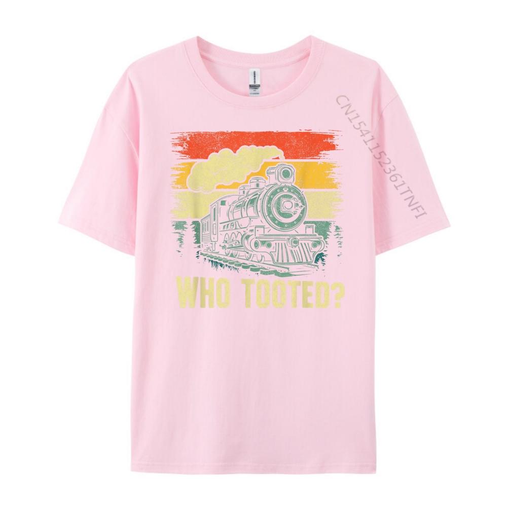 Funny Who Tooted Train Lovers Boys Men 3XL Men Clothing Streetwear Big Size Cool