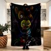 Five Nights At Freddy's Print Blanket - Soft & Comfortable, for Bedroom, Travel, Sofa, Home Decoration - Birthday Christmas Gift for Friend