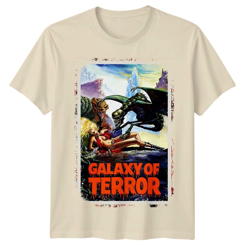 Galaxy Of Terror 1981 Movie Poster Inspired Tshirt Retro Tee Unisex