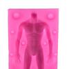 1 Set Body Mold Flexible Bendable Silicone Male Female Full-body Mold for Home
