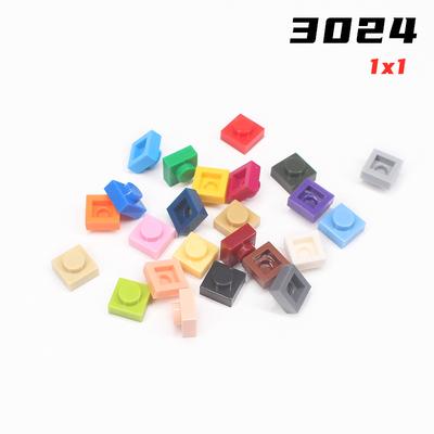 Rainbow Pig MOC Parts 3024 30008 Plate 1 X 1 Compatible Bricks DIY Assmble Building Blocks Particle Kid Puzzle Brain Toy Gift