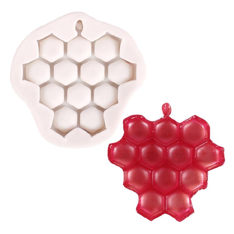 Honeycomb Shaped 3D Soap Moulds Silicone Bee Hive Moulds Homemade Baking Gadgets