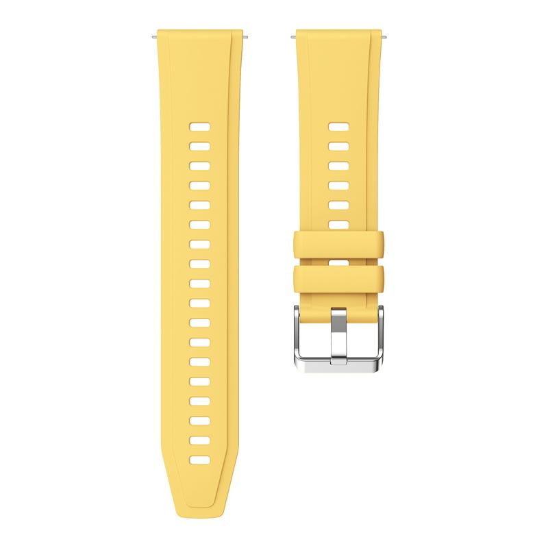 22mm Silicone Straps For Huawei Watch GT5 46 Watchband With Same Color Buckle Strap For Huawei Watch GT5 Pro 46mm
