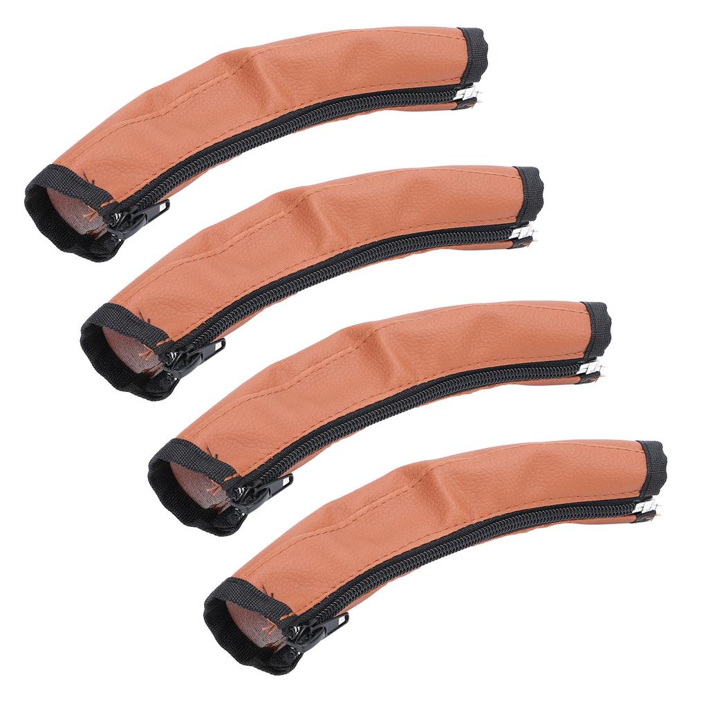 4pcs Stroller Handle Cover PU Lther Washable Baby Pram Handle Sve or with Stroller Accessories