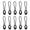 10pcs Mixcolor Zippers Pull Pullers Travels Bags Extend Pullers Outdoor Bags Rope Camping Gears Zippers Accessories
