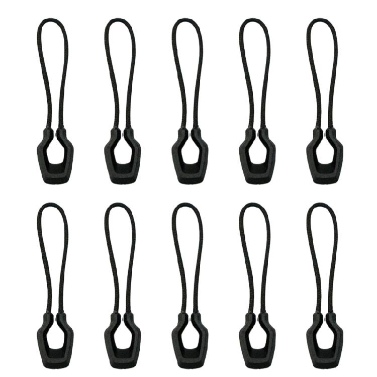 10pcs Mixcolor Zippers Pull Pullers Travels Bags Extend Pullers Outdoor Bags Rope Camping Gears Zippers Accessories