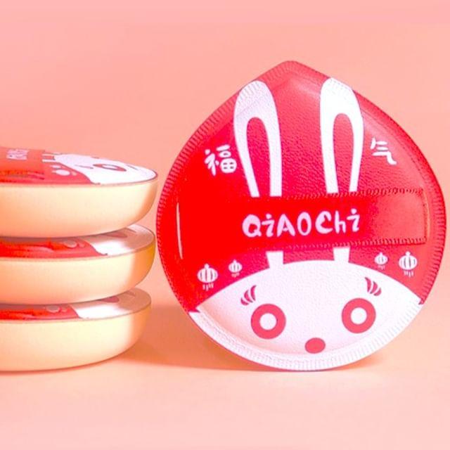 Sweetpourin - Подушечка-кушон с зефиром Rabbit - Red & White