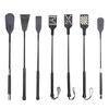 Long Handle Faux Leather Riding Crops BDSM Bondage Spanking Paddle Whips Sex Toy