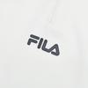 Fila Fitted Short Zip Neck Knit Long Sleeve T-Shirt Women Tops Cloud-Mushroom-White F11W519210FWT