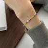 Cute Rainbow Smiley Face Bracelet Simple Fashion For Women Friendship Jewelry