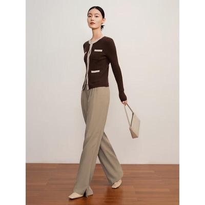 Annacou Women's Elegant Wool Cardigan
