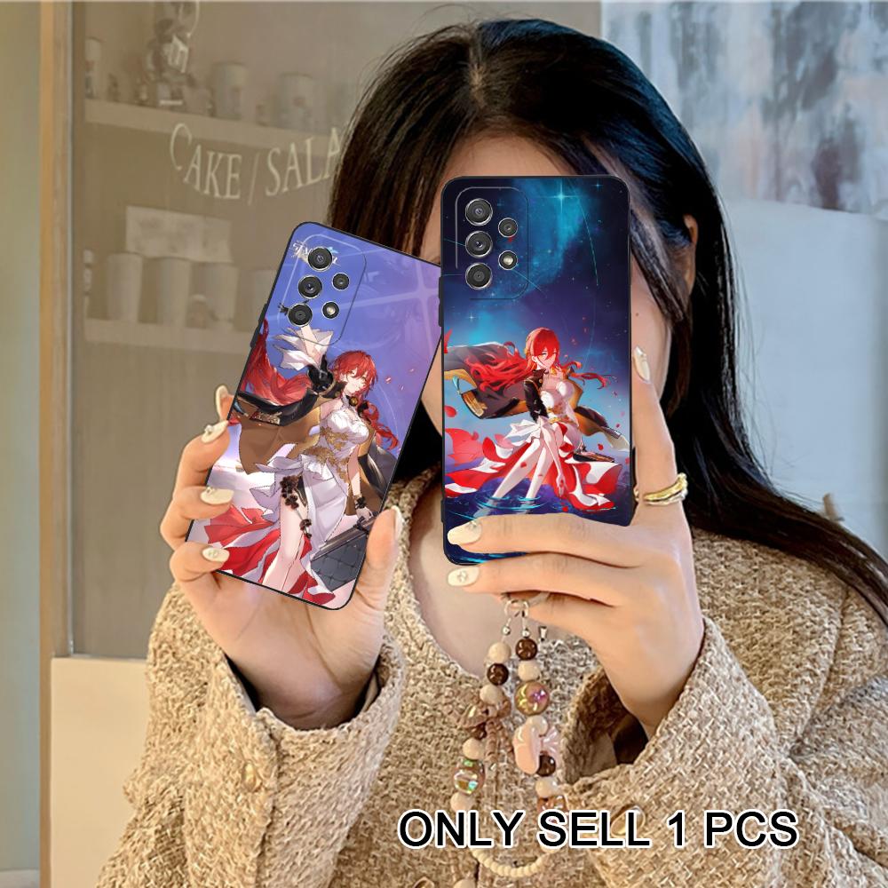 Funda de Teléfono Móvil HSR Himeko Mate de TPU para Samsung Galaxy A56 55 54 53 52 51 36 35 34 23 16 15 5G Funda Colorida