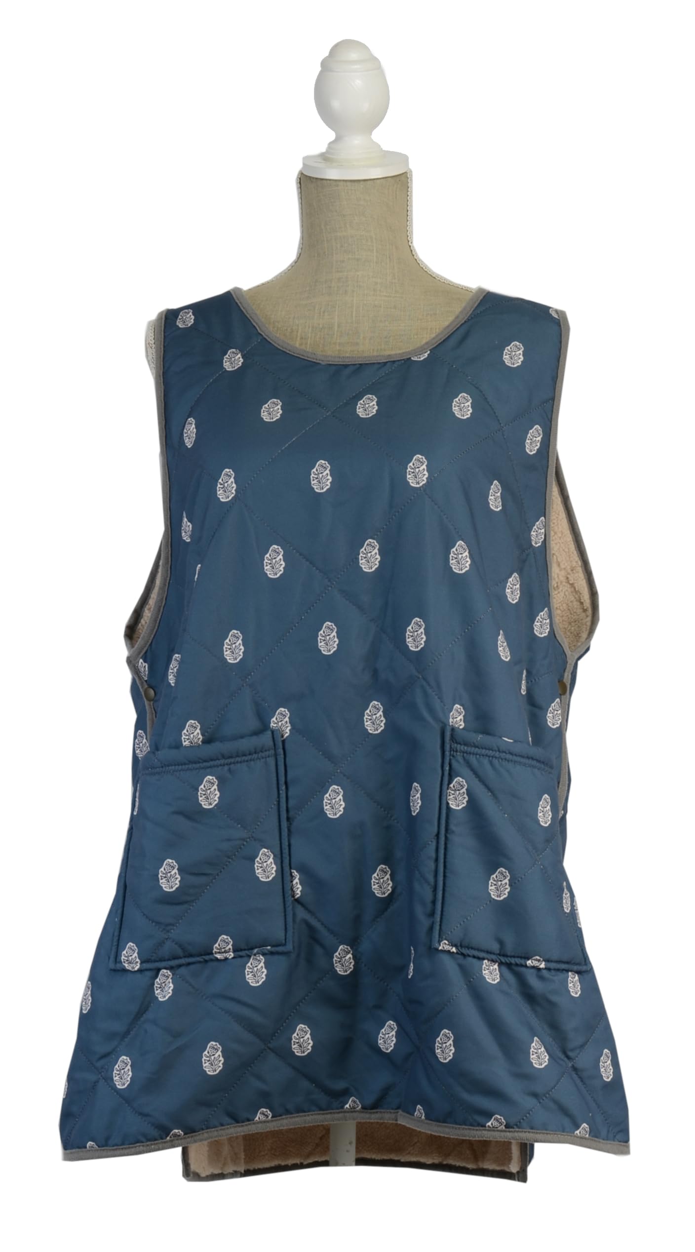 

Friends Hill Tiny Flower Quilt Tablier Blue YW-206-26