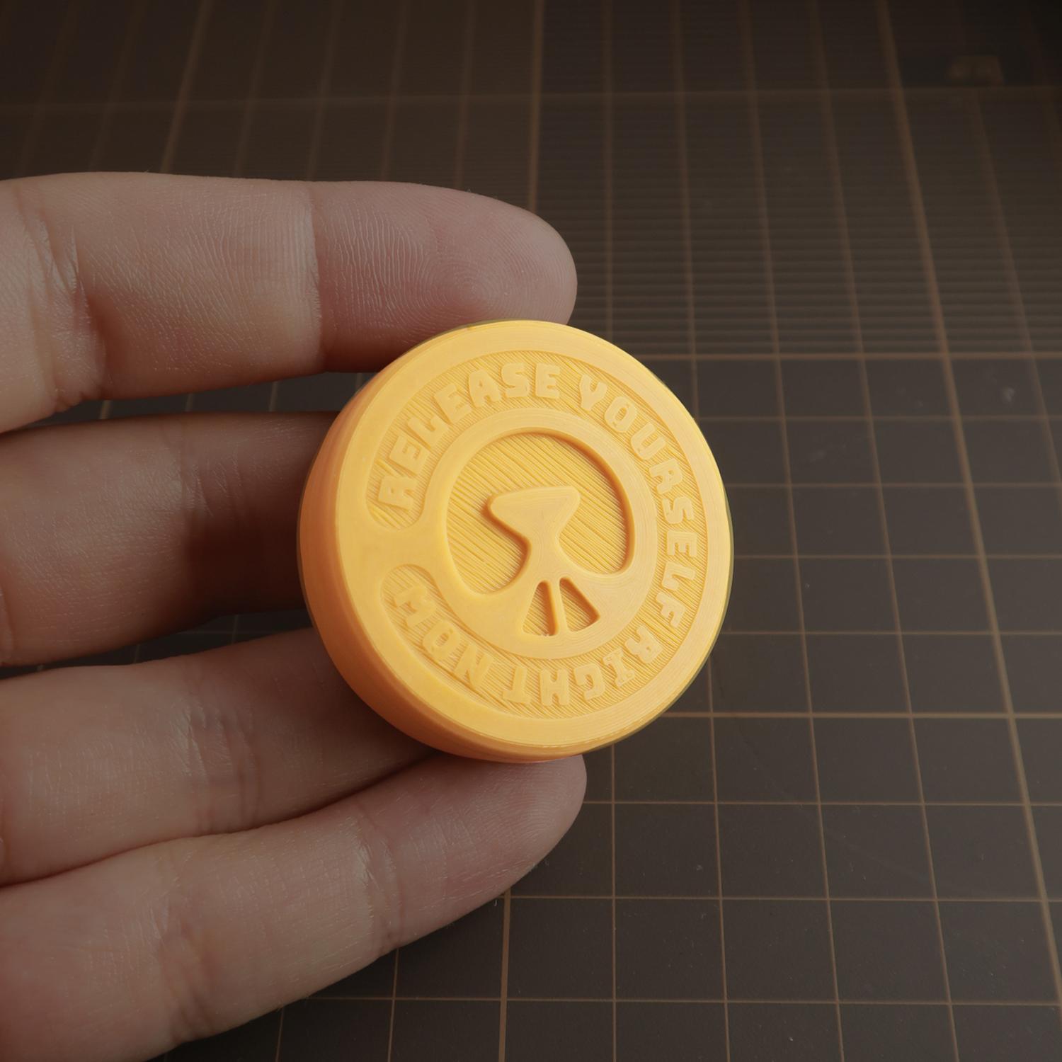 

Magnetic Push Coin Haptic Coin Push Card Pushing Plate Slider Edc Stress Reducing Toys Small Fidgeting Relieve Counter-Stress Tactile