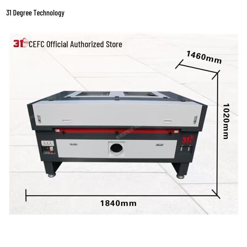 31° Technology QGT1390 100W Laser Engraving & Cutting Machine CN plug (adapter included)