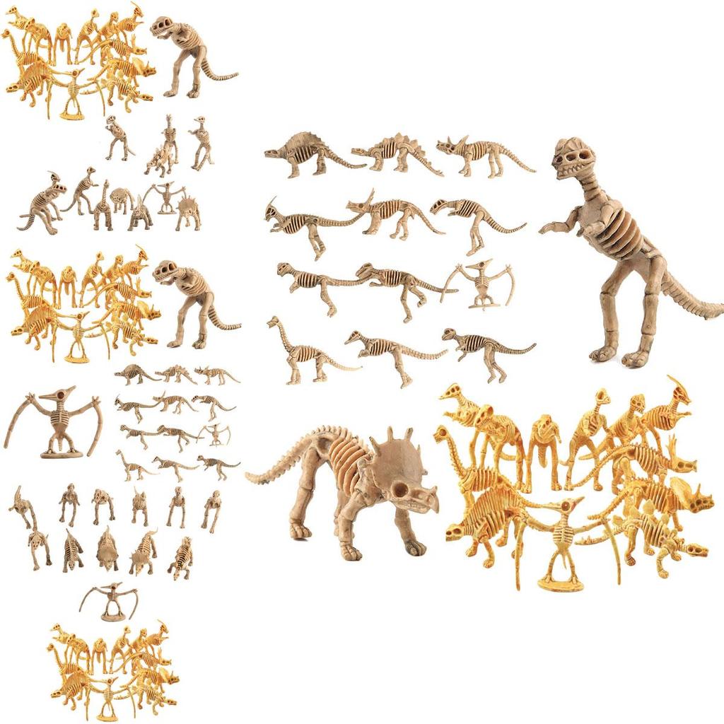 Realistic Dinosaur Skeleton Model Toy 12 Types Of Archaeological Excavation Dinosaur Skeletons