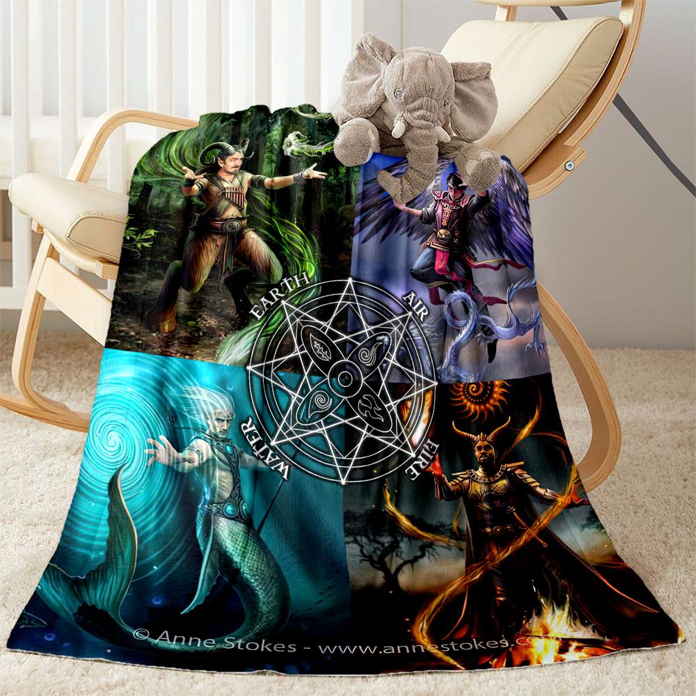 Gothic Style Blanket Ultra-Soft Great for Couch Chair Sofa Four Seasons Multipurpose Modern Gifts For Family Or Friends