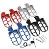 Iron Material Motorcycle Foot Pegs Black/Silver Dirt Bike Footrest  XR150L XR50R PW50
