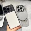 Heat Dissipation Magnetic Phone Case For iPhone 16 Pro Max 14 Plus 11 12 13 15 17 Pro Max For Magsafe Camera Bracket Protect Cover