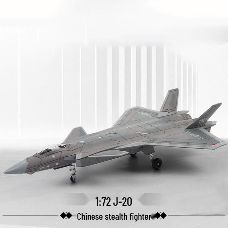 Jun Shi Metal J-20 Fighter Jet Model