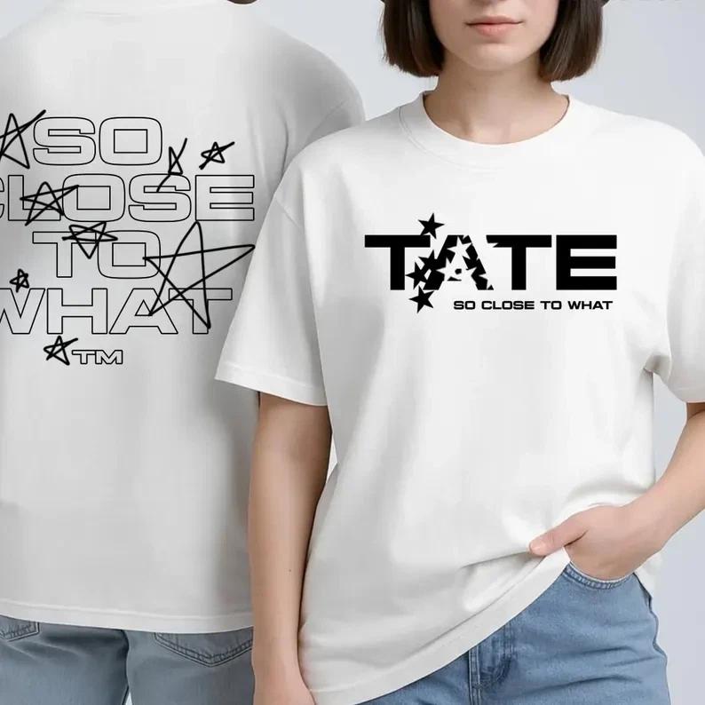 Tate McRae Double Sided T-Shirt – Front & Back Print L