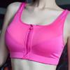 Summer Sports Bra Wireless Aerobics Front Zipper Underwear