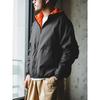 Windproof and Waterproof Sports Jacket for Men, Winter Fleece-Lined Warm Windbreaker, Foreign Trade Men's Clothing, Color-Blocking Hooded Jacket