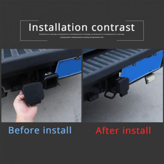 TPU Trailer Hitch Cover Tow Rear Receiver Plug Dust Cap For Ford Maverick 14-23