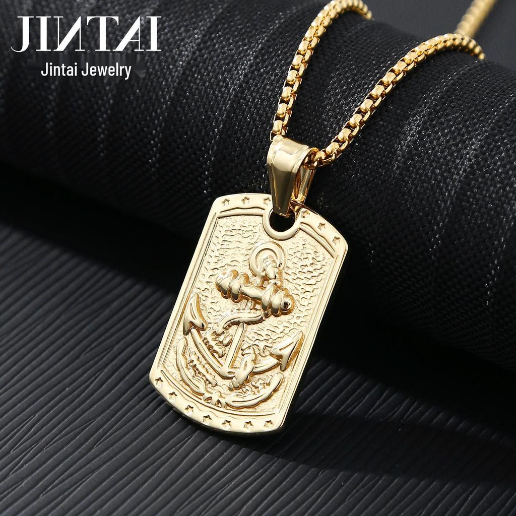 Men's Fashion Trend Stainless Steel Titanium Pendant Jewelry