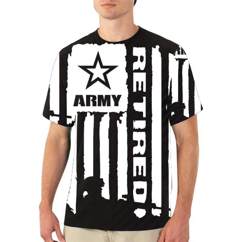 

Цифровая 3D-печатная мужская свободная дышащая футболка, футболка Battlefield Hero War Soldier 6XL